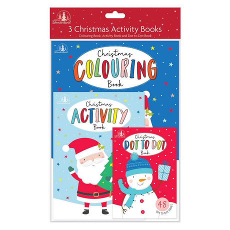 Christmas Activity Books 3pk