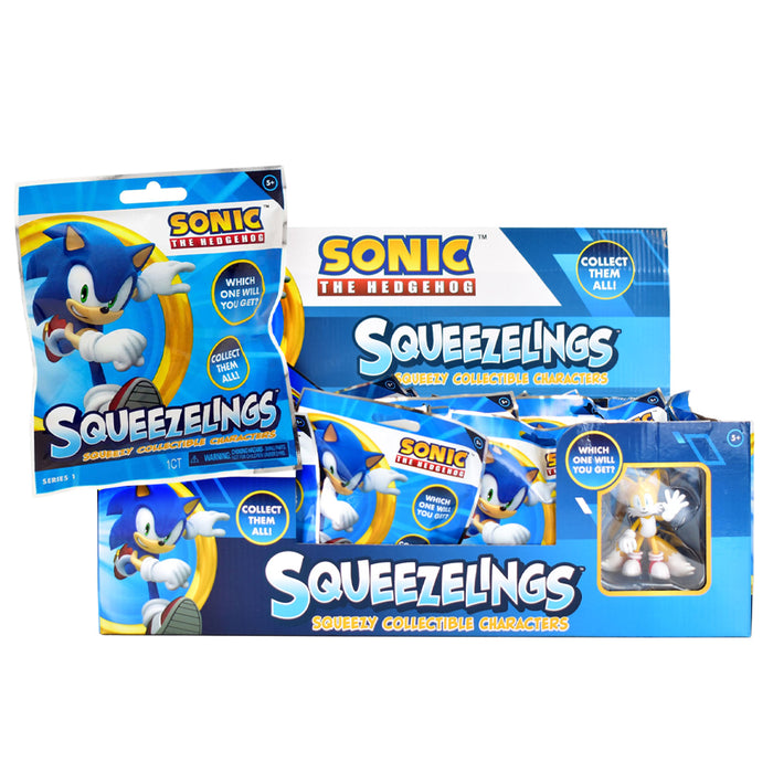 Sonic The Hedgehog Squeezelings Squeezy Collectible Figure Blind Bag