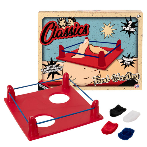 Classics Desktop Thumb Wrestling Mini Tabletop Retro Gift Playset
