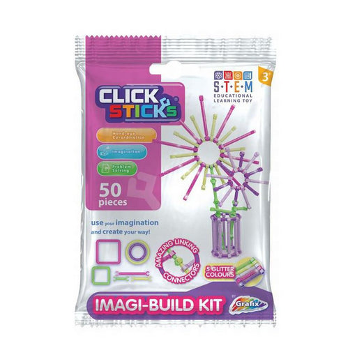 Click Sticks Imagi-Build 50pc Pink Blind Bag