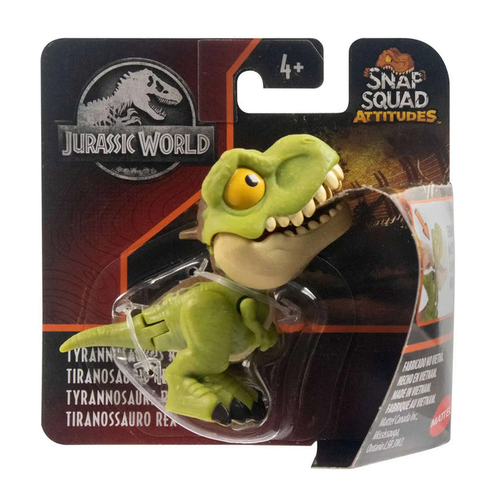 Jurassic World Snap Squad Attitudes Mini Dinosaur Figure - Tyrannosaurus Rex
