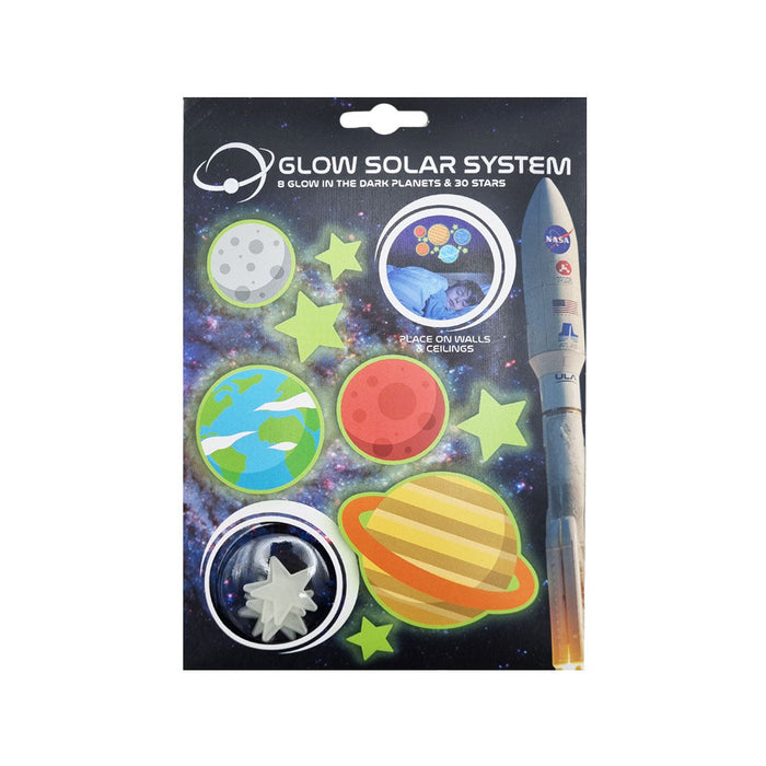NASA Glow Solar System Glow In The Dark Planets & Stars Pack