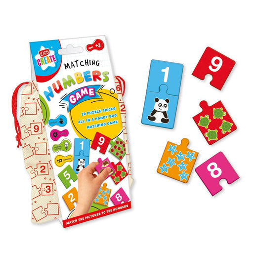 Matching Numbers 20pc Game