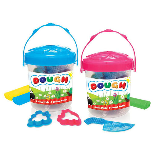 Dough Mini Tub With 8 Sticks & Coloured Moulds