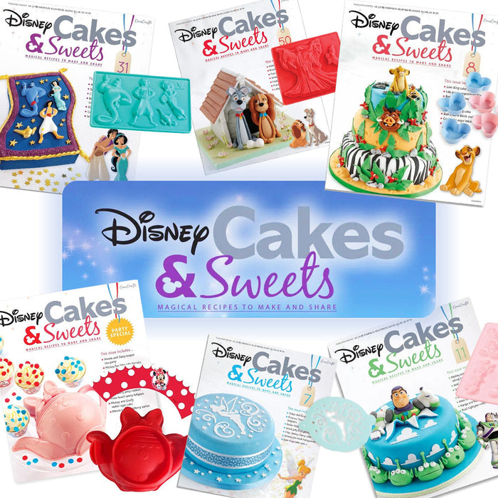 Disney Cakes & Sweets Recipe Magazine & Baking Accessory