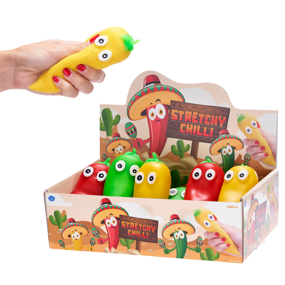 Stretchy Squidgy Chilli Fidget Sensory Toy – Toys for a Pound