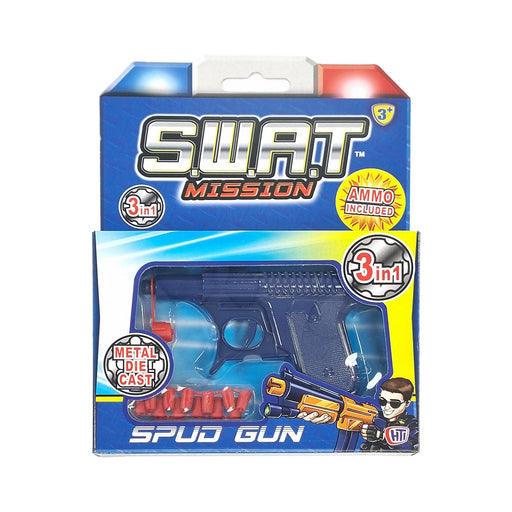 SWAT Mission Metal Die-Cast 3-In-1 Spud Gun