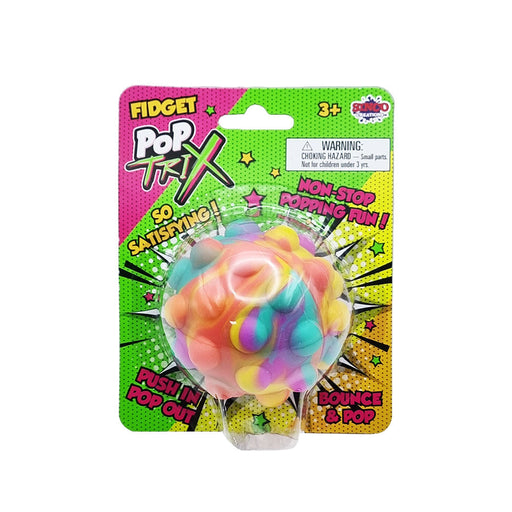 Fidget Pop Trix Push Popper Sensory Ball Toy
