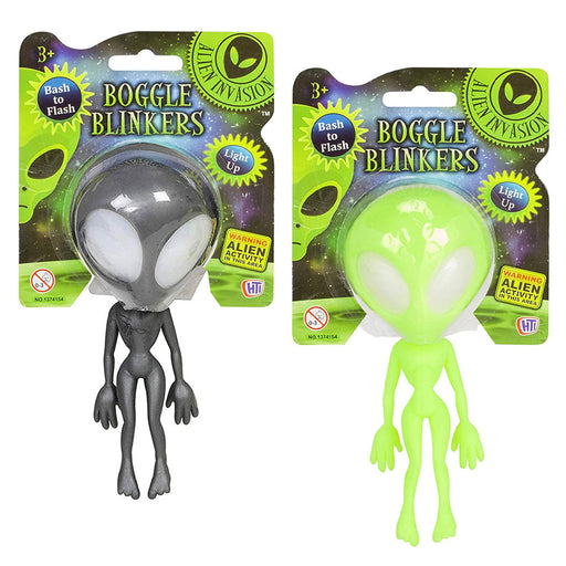 Alien Invasion Bobble Blinkers Light Up Stretchy Figure