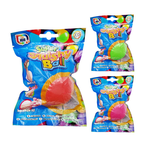 Super Squishy Ball Bounce Pull & Squeeze Sensory Fidget Toy